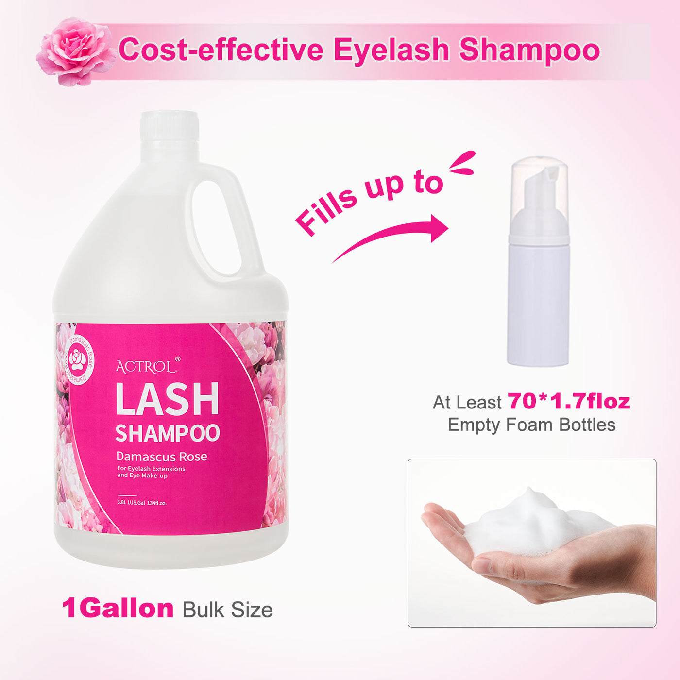 3.8L Lash Shampoo for Eyelash Extensions