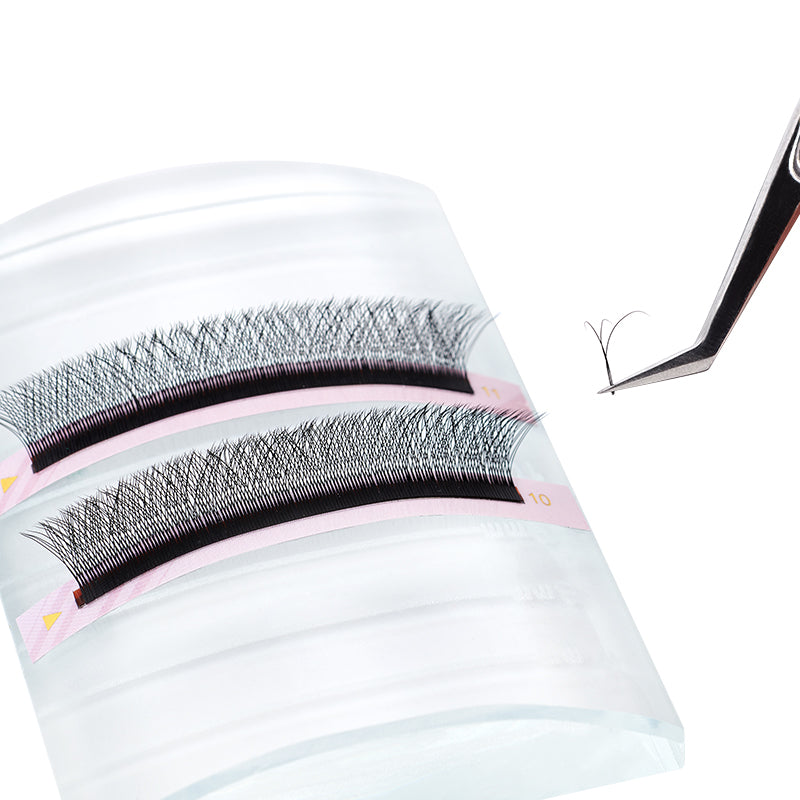 W-Shape Eyelash Extensions - 3D, 0.07mm