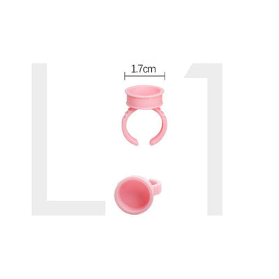 Disposable Lash Extension Glue Ring 100pcs