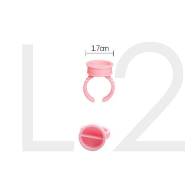 Disposable Lash Extension Glue Ring 100pcs