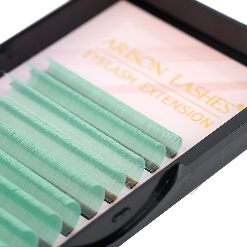 Colored Easy Fan Eyelash Extensions - 0.07mm