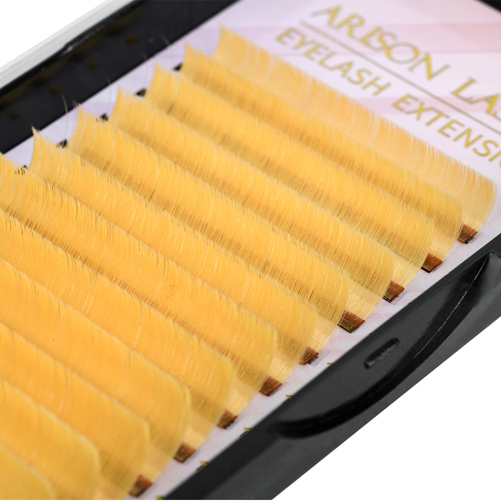 Colored Easy Fan Eyelash Extensions - 0.10mm
