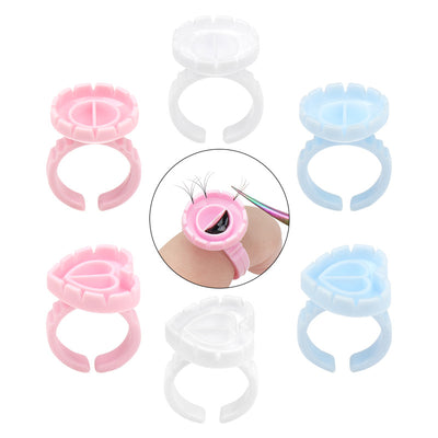 Disposable volume fan dual cup glue ring 100pcs