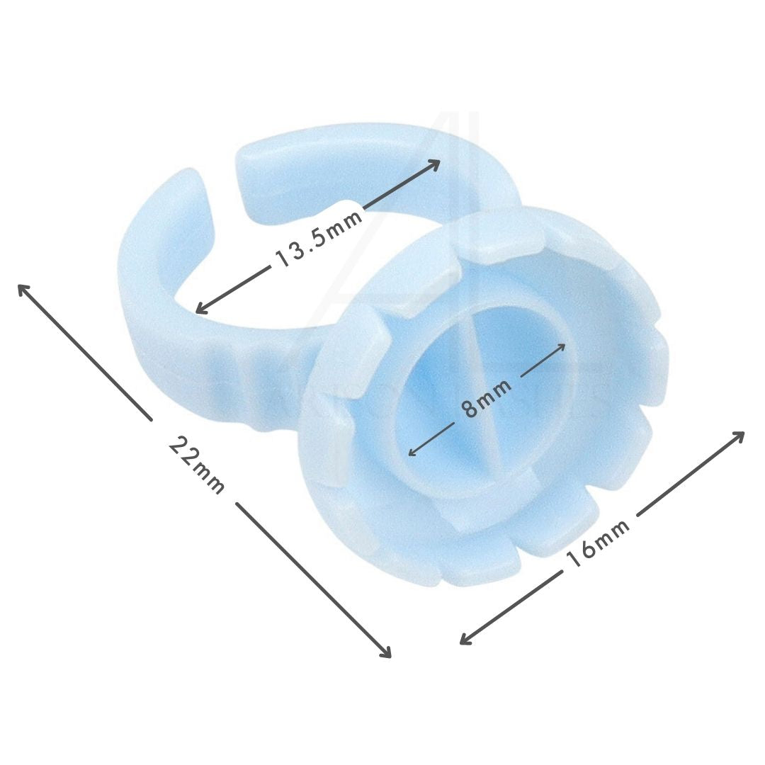 Disposable volume fan dual cup glue ring 100pcs