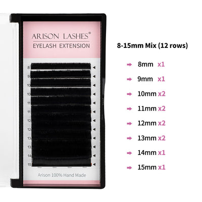 Easy Fan Volume Eyelash Extensions for Beginners - 0.07mm