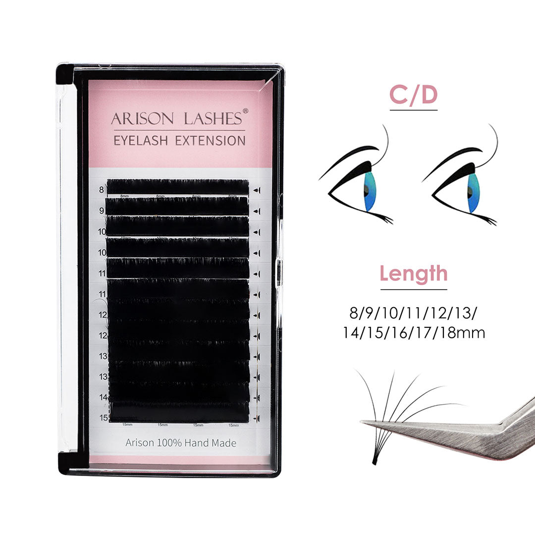 Easy Fanning Lashes for Beginners - 0.10mm