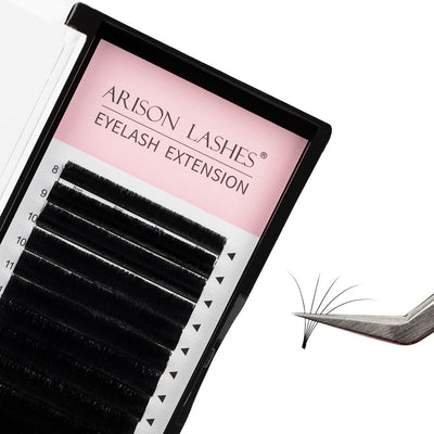 Easy Fan Volume Eyelash Extensions for Beginners - 0.05mm