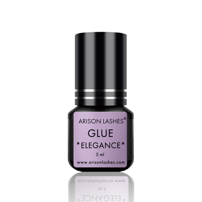 ELEGANCE Eyelash Extension Glue: Low-Fume, 1 Sec Drying