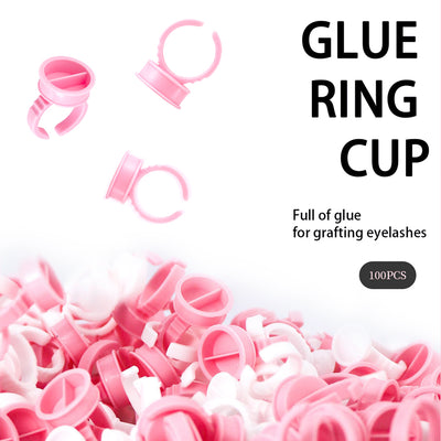 Disposable Lash Extension Glue Ring 100pcs